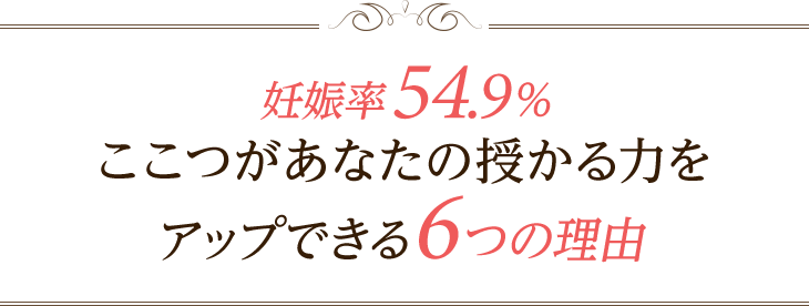 ここつがあなたの授かる力をアップできる6つの理由